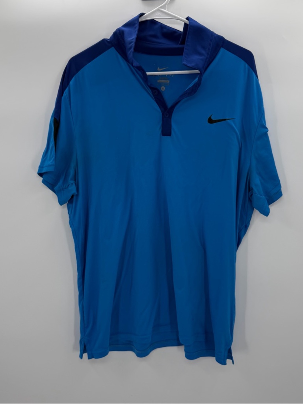 Nike Men’s Blue Two-Tone Polo Shirt